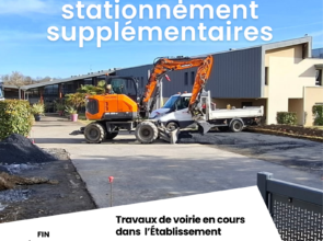TRAVAUX EN COURS - Places de Parking Visiteurs